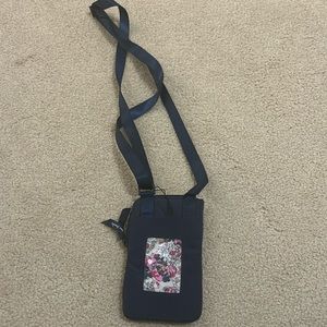 Vira bradley cross body navy blue bag